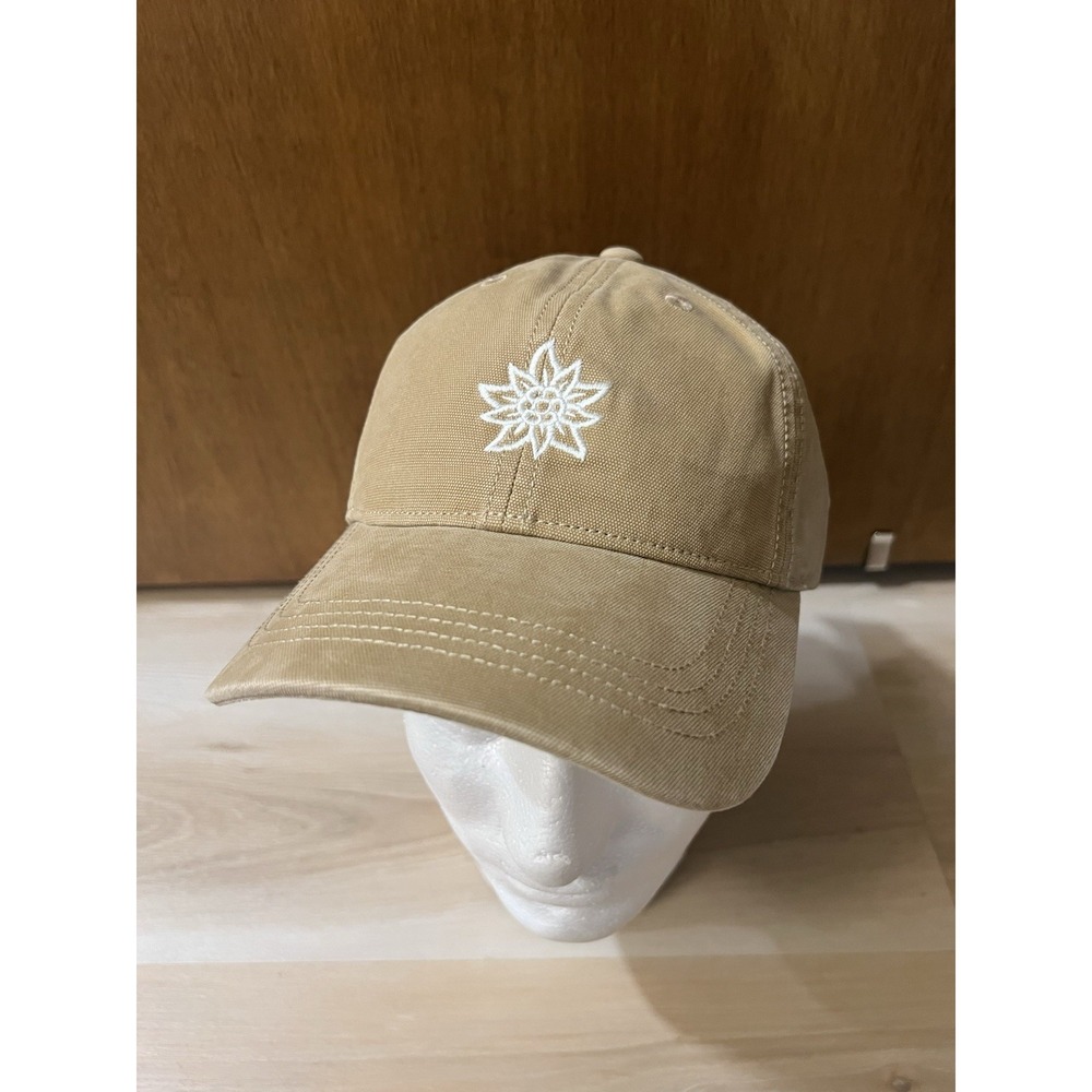 NWT Alpine Design Women's Cotton Washed Cap Hat Adjustable Sahara Sand Flower
